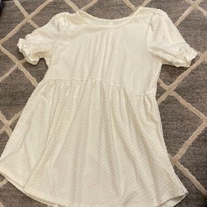 Pinkblush White Maternity Top